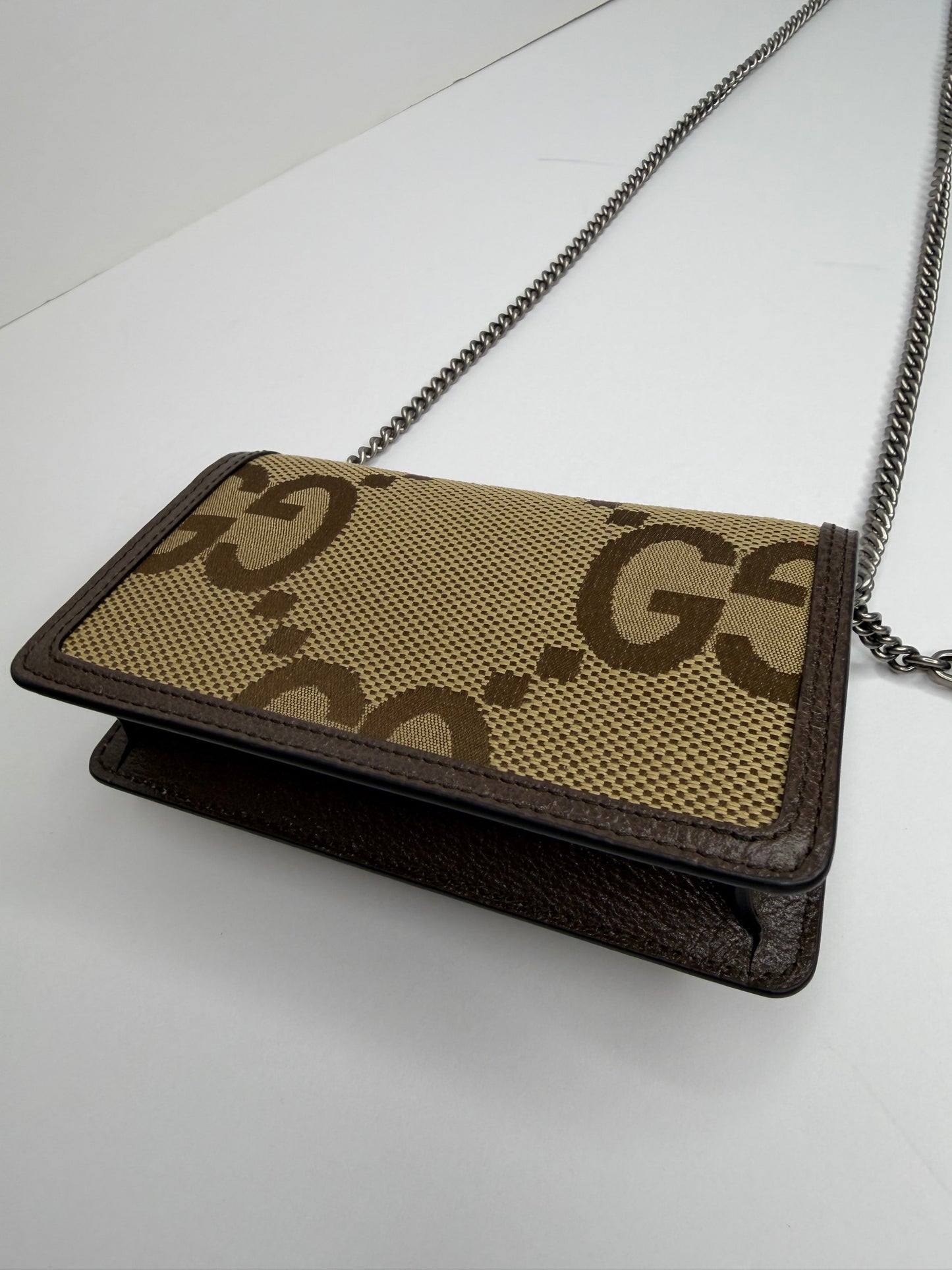 Pre-owned Gucci GG canvas super mini Dionysus crossbody