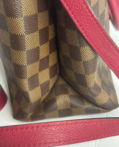 Pre-owned Louis Vuitton Riverside Damier Ebene Tote Bag Brown