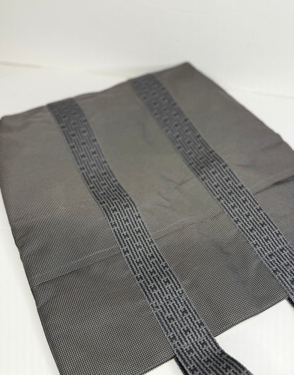 Pre-owned Hermes Canvas Herline Cabas Grey tote