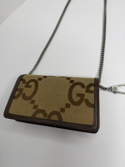 Pre-owned Gucci GG canvas super mini Dionysus crossbody