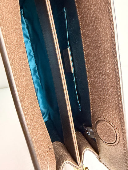 Pre-owned Gucci supreme canvas medium Ophidia Crossbody