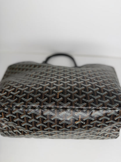 Pre-owned Goyard Black St. Louis p.m. shoulder bag