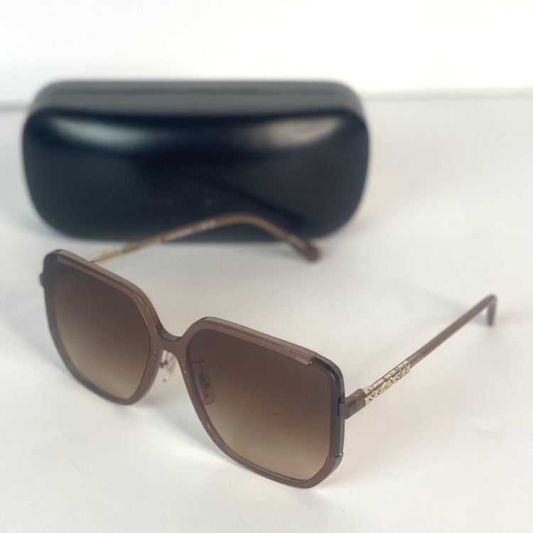 #13 Pre-Owned Coach Light Brown Sunglasses