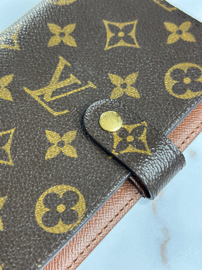 Pre-owned Louis Vuitton Monogram Canvas Agenda PM