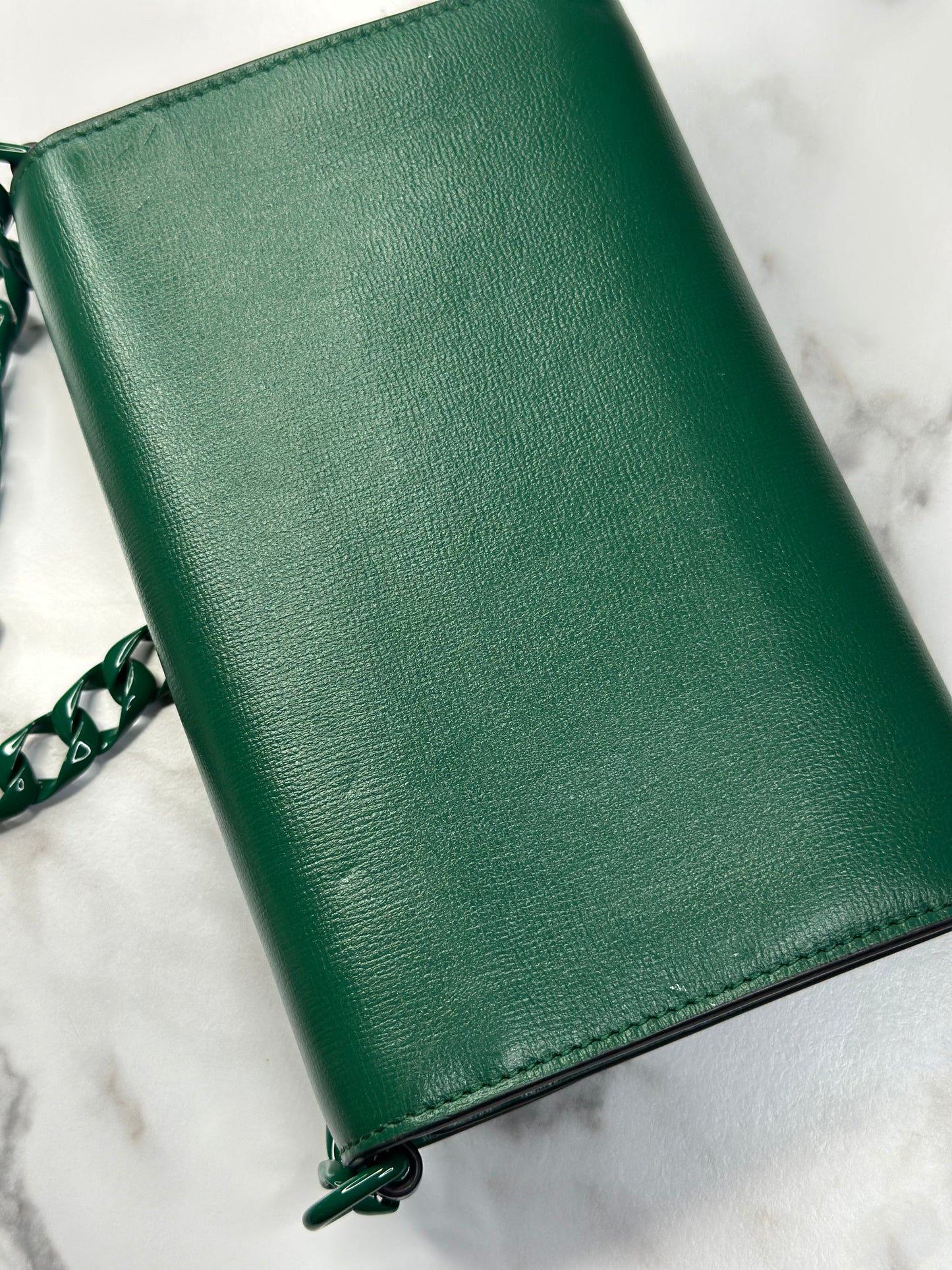 Pre-owned Gucci Emerald Green 1955 Mini Horsebit Bag w/ Web Strap