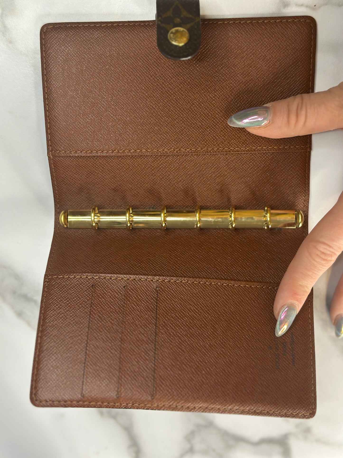 Pre-owned Louis Vuitton monogram canvas agenda, PM
