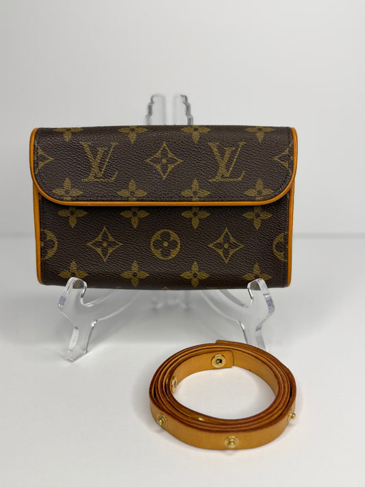 Pre-owned Louis Vuitton monogram canvas Florentine belt bag XS