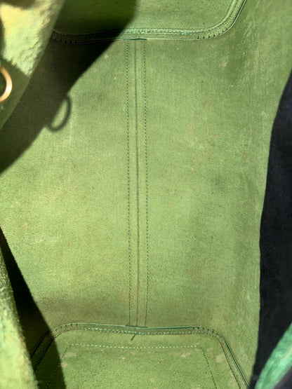 Pre-owned Louis Vuitton green Epi leather speedy 30 Boston bag