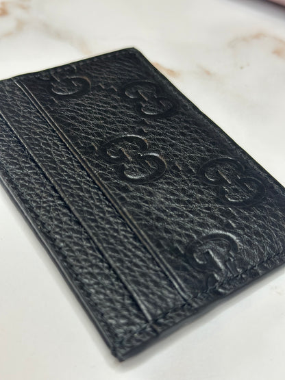 Pre-owned Gucci GG Emblem leather Cardholder