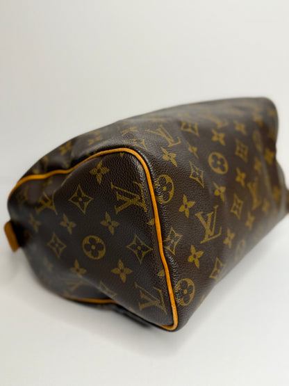 Pre-owned Louis Vuitton monogram canvas speedy 25 Boston bag