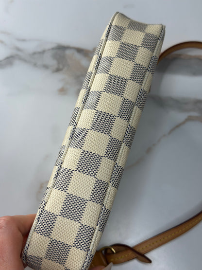Pre-owned Louis Vuitton Damier Azur pochette accessories shoulder bag