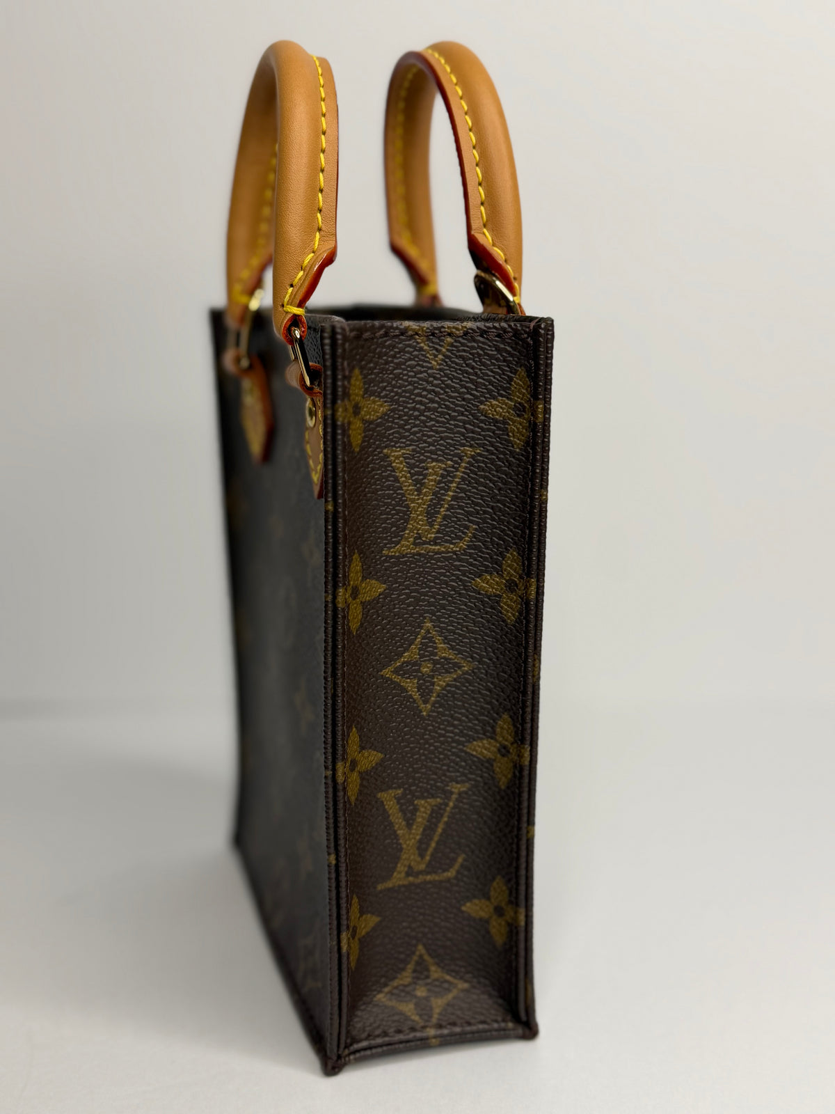 Pre-owned Louis Vuitton monogram canvas petit sac two way tote