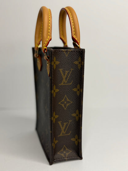 Pre-owned Louis Vuitton monogram canvas petit sac two way tote