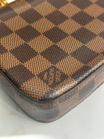Pre-owned Louis Vuitton Damier ebene canvas felicie pochette crossbody
