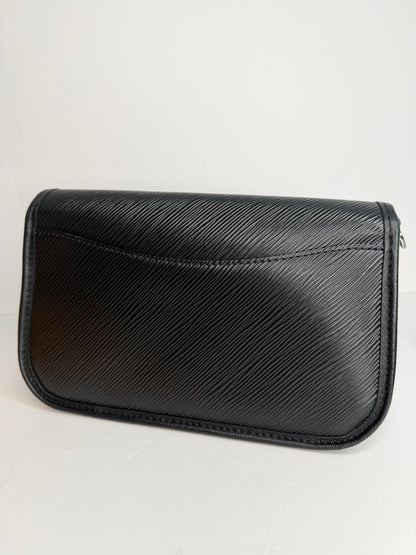 Pre-owned Louis Vuitton Black Epi Leather Buci crossbody