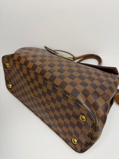 Pre-owned Louis Vuitton Damier Ebene Acsot tote