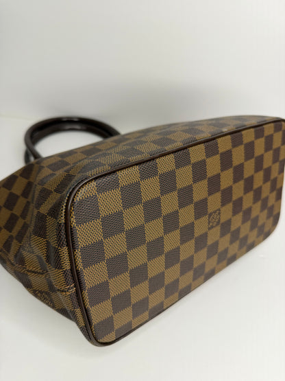 Pre-owned Louis Vuitton Damier Ebene Canvas Saleya PM Tote