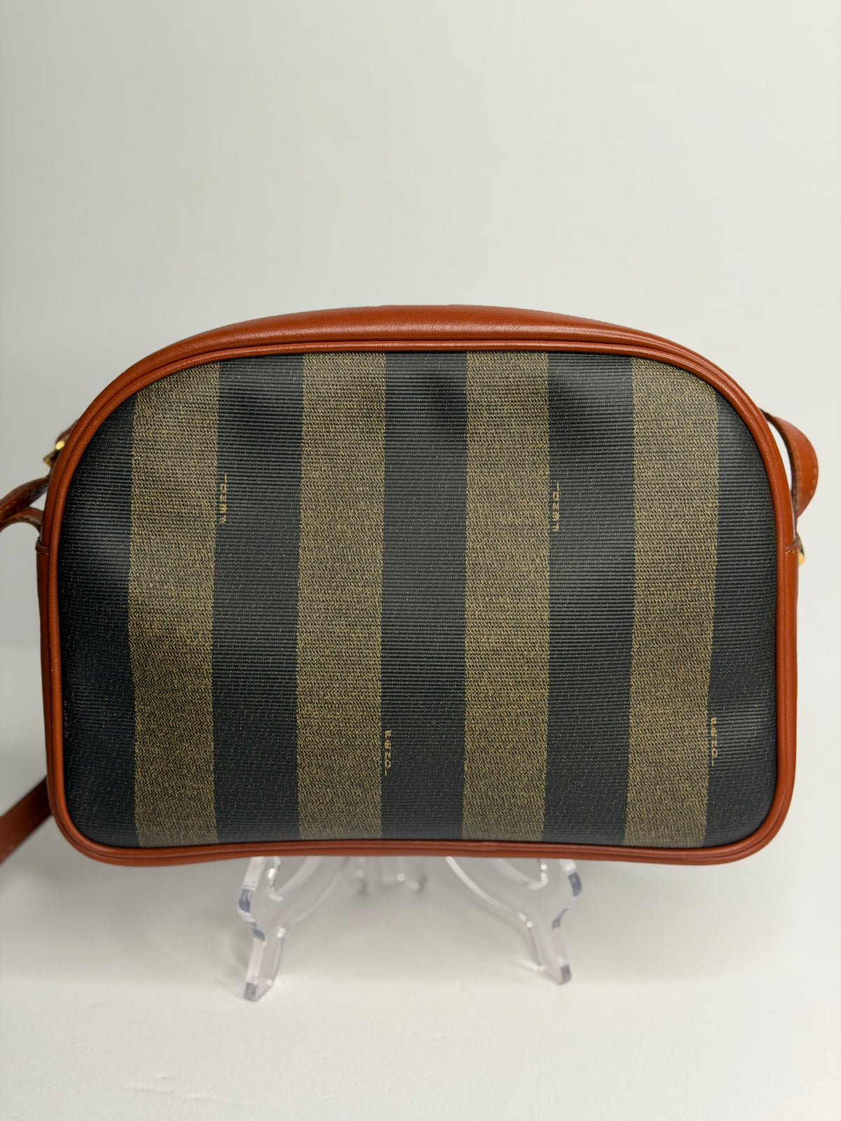 Pre-owned Fendi Vintage Pequin stripe crossbody