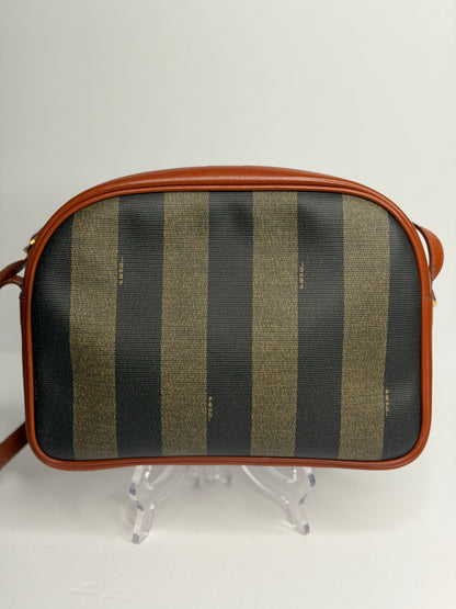 Pre-owned Fendi Vintage Pequin stripe crossbody