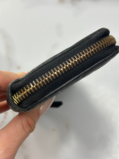 Pre-owned Louis Vuitton black Empriente leather clemence wallet