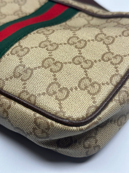 Pre-owned Gucci GG mini bag with Web Crossbody