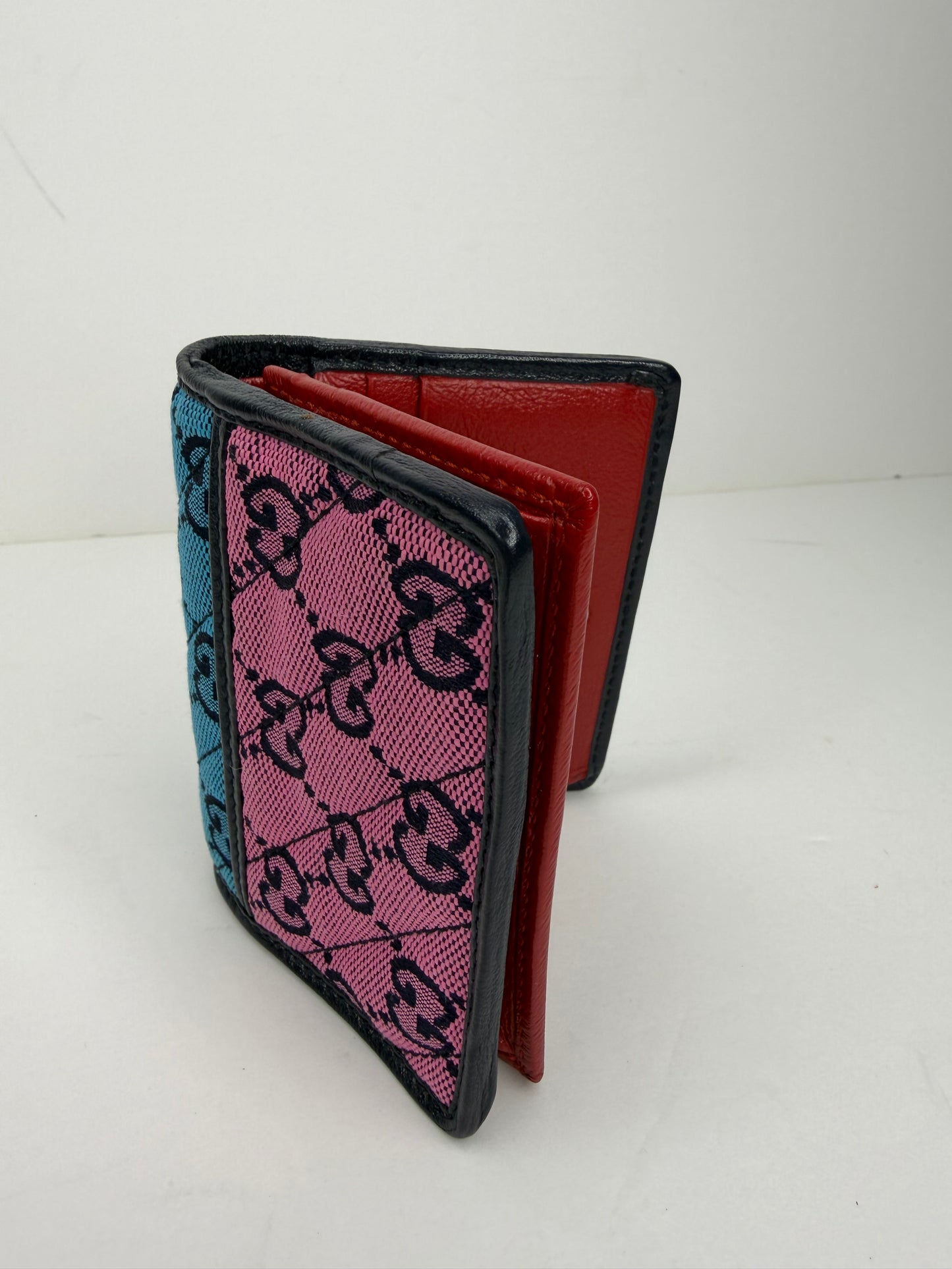 Pre-owned Gucci Multicolor canvas GG Marmont Wallet