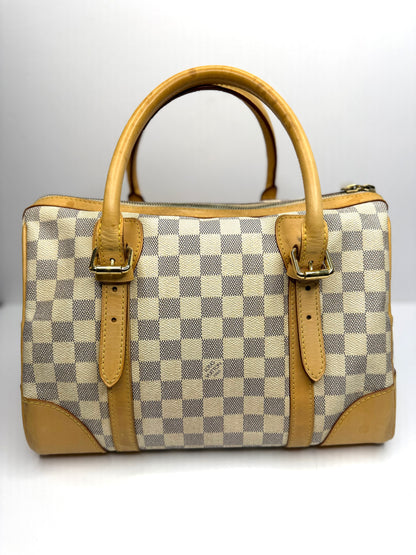 Pre-owned Louis Vuitton Damier Azur Berkeley tote