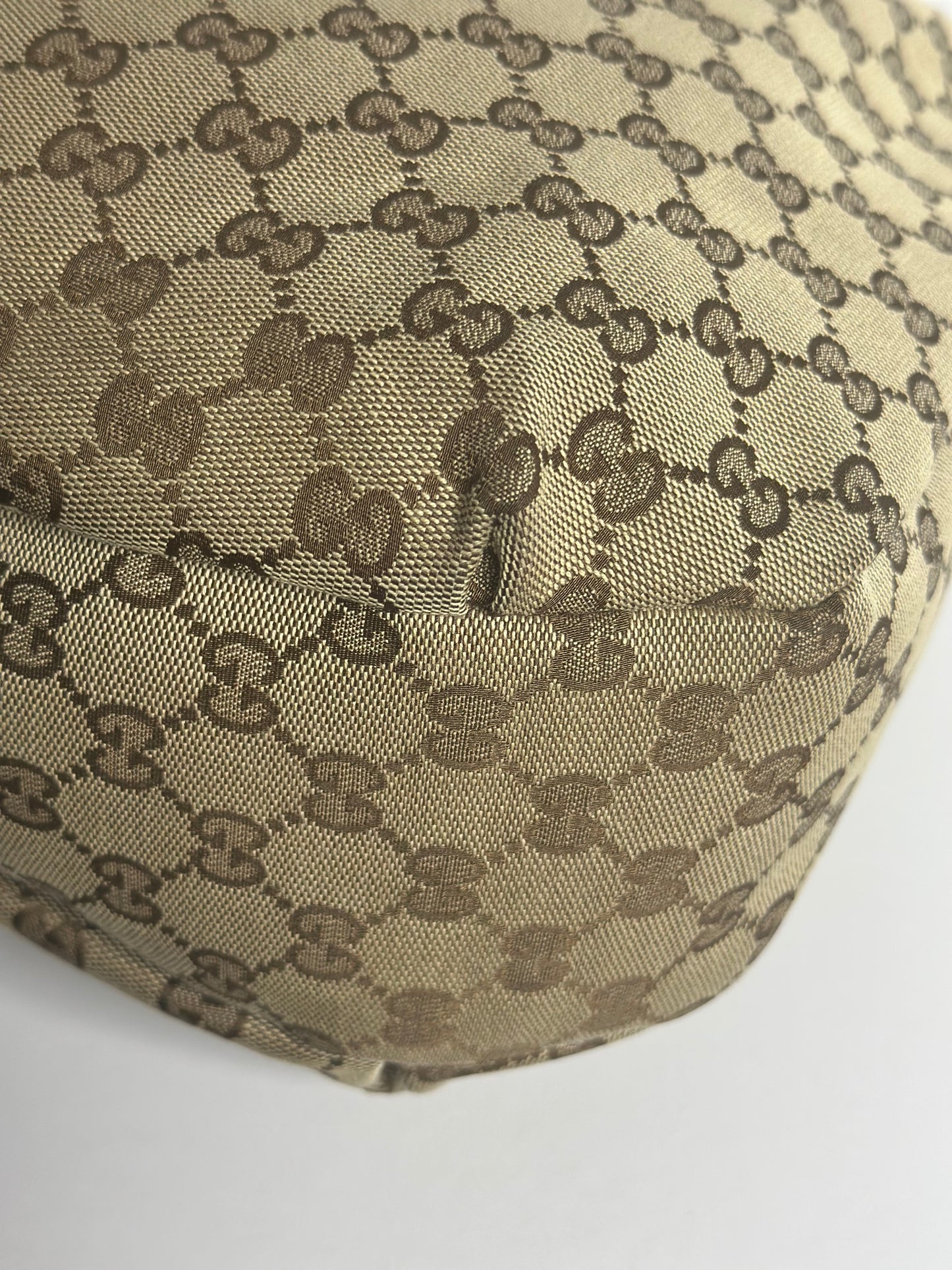 Pre-owned Gucci GG canvas New Ladies Web hobo shoulder bag