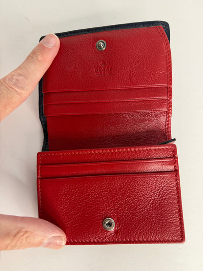 Pre-owned Gucci Multicolor canvas GG Marmont Wallet