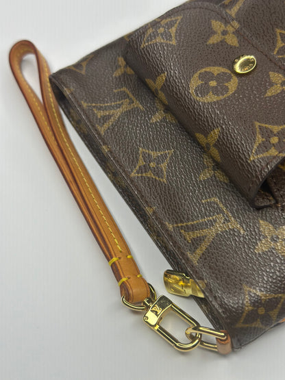 Pre-owned Louis Vuitton Monogram Partition Wristlet