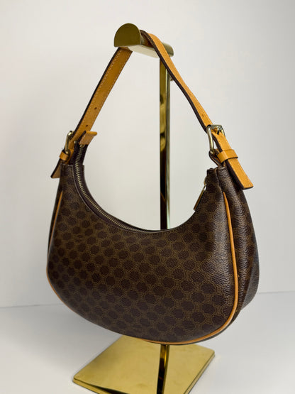 Pre-owned Celine Ava macadam canvas Shoulder Bag