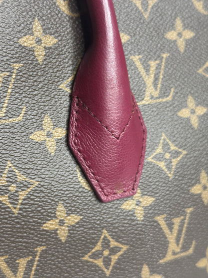 Pre-owned Louis Vuitton Florine Monogram Canvas Shoulder Bag Burgundy