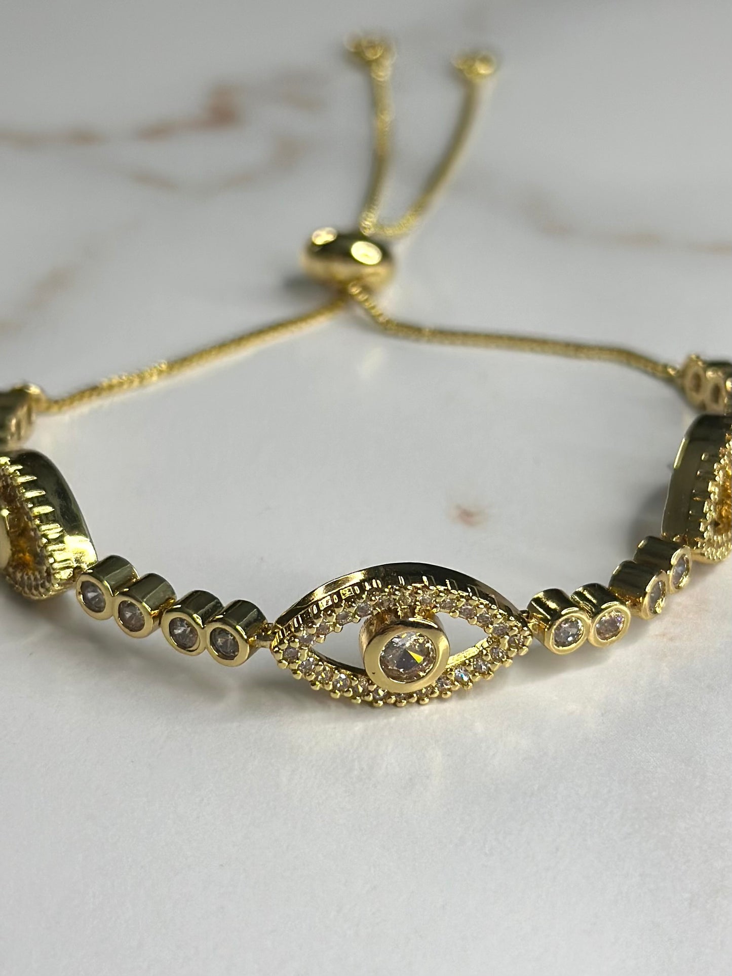GLD all seeing eye adjustable bracelet