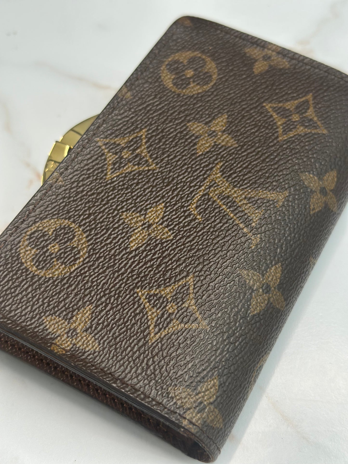 Pre-owned Louis Vuitton monogram canvas Viennois Wallet