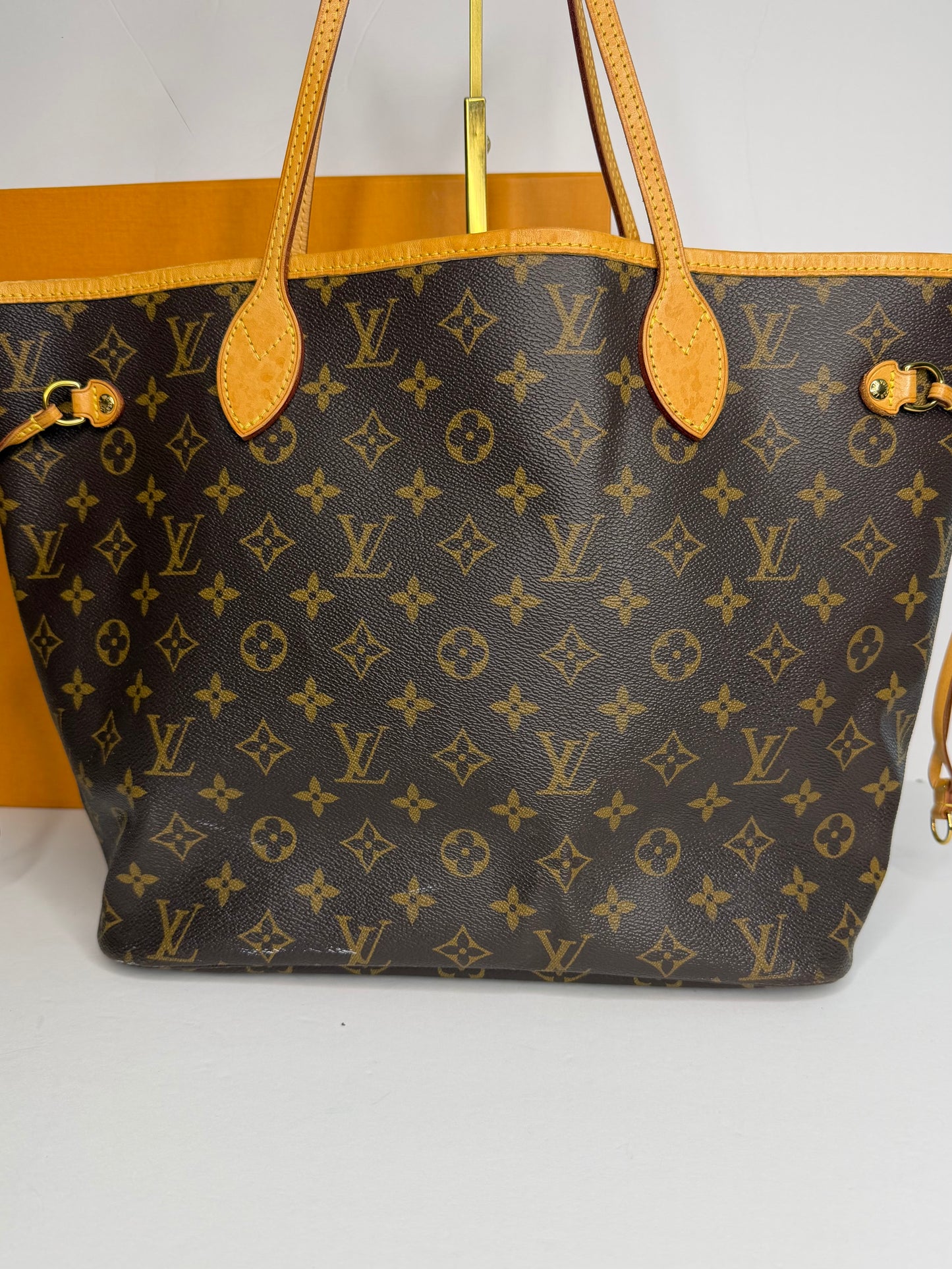 Pre-owned Louis Vuitton monogram canvas Neverfull MM shoulder tote