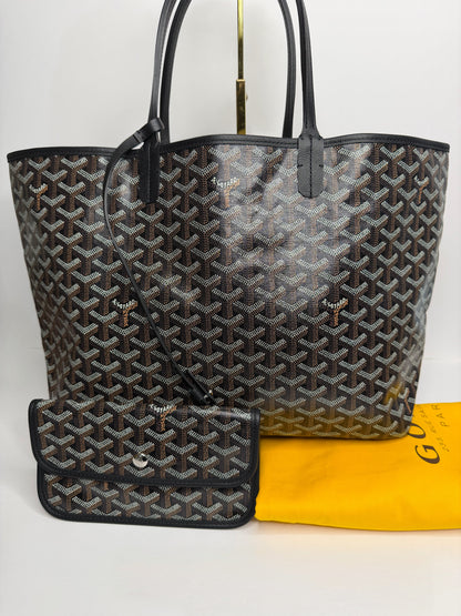 Pre-owned Goyard Black St. Louis p.m. shoulder bag