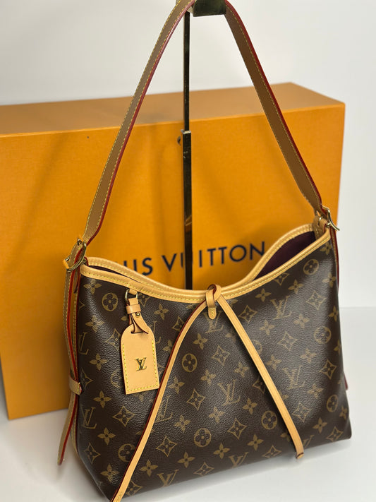 Pre-owned Louis Vuitton monogram canvas carryall PM