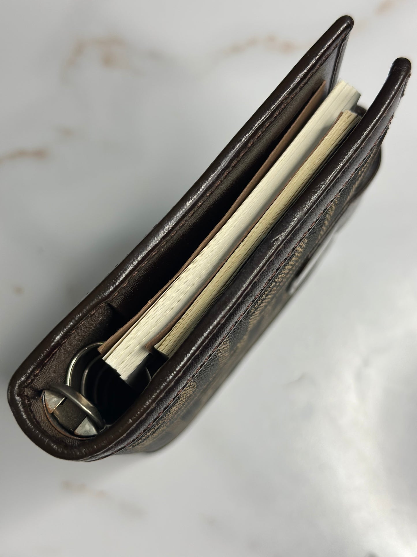 Pre-owned Fendi Zucca Monogram planner notebook cover