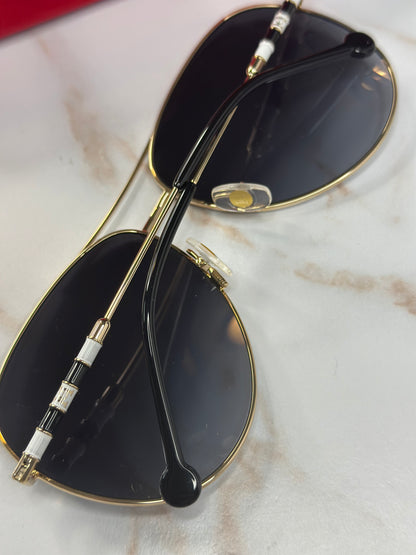 Pre-owned Carolina Herrera aviator sunglasses