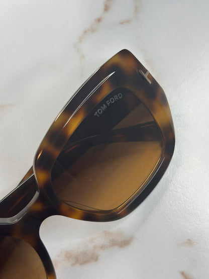 Pre-owned Tom Ford Havana saltzman sunglasses