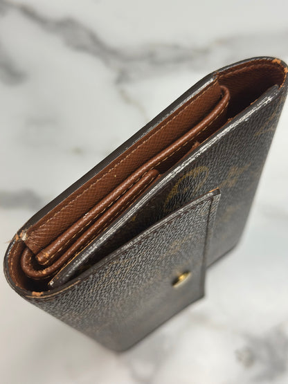 Pre-owned Louis Vuitton monogram canvas Porte Tresor wallet