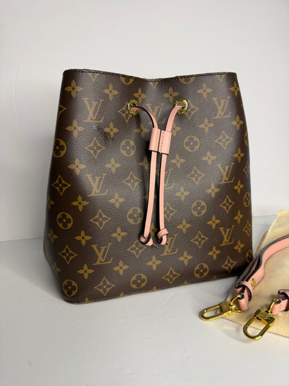 Pre-owned Louis Vuitton monogram canvas Neo Noe two way tote