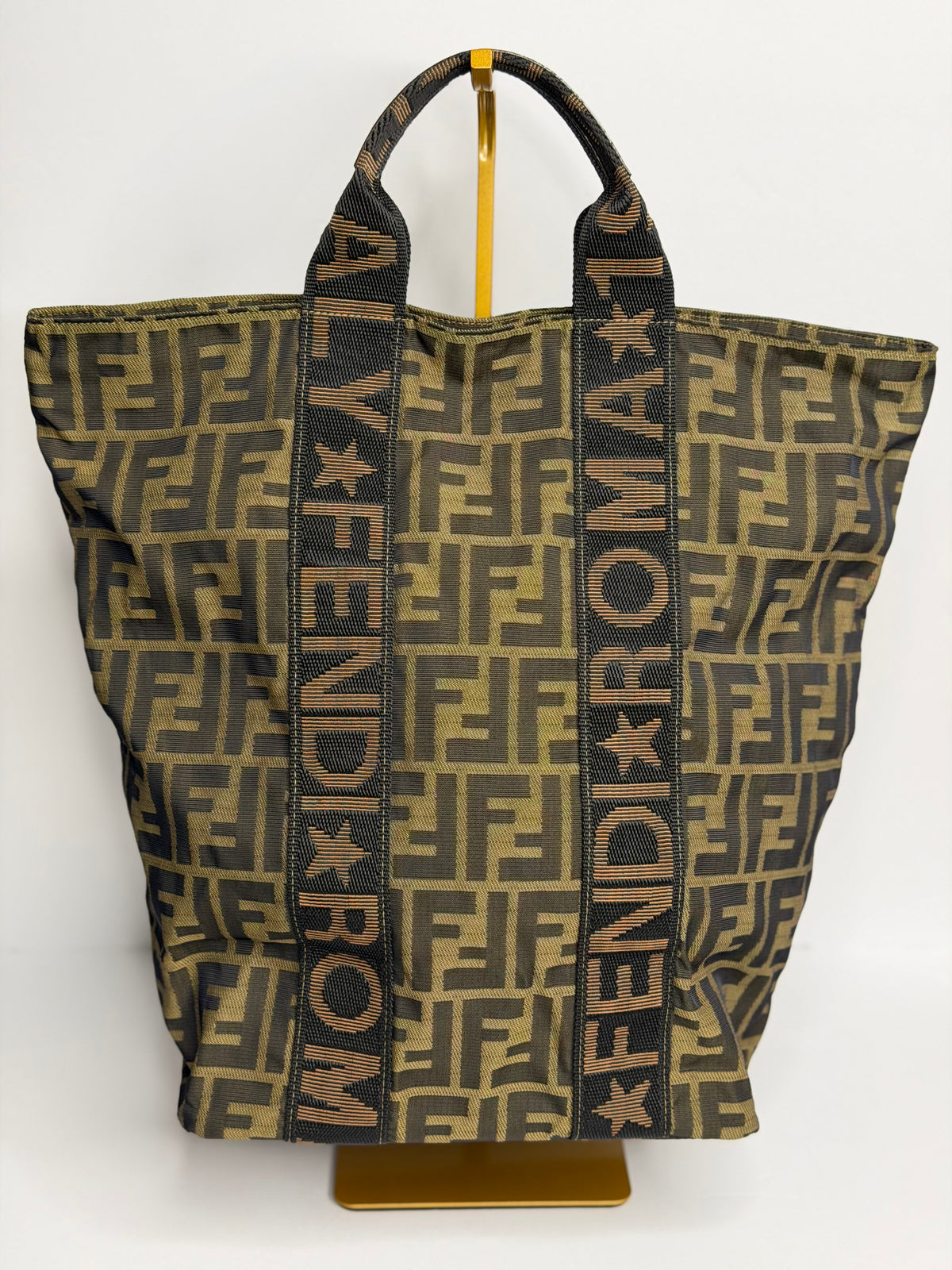 Pre-owned Fendi Vintage Roma 1925 Zucca Tote