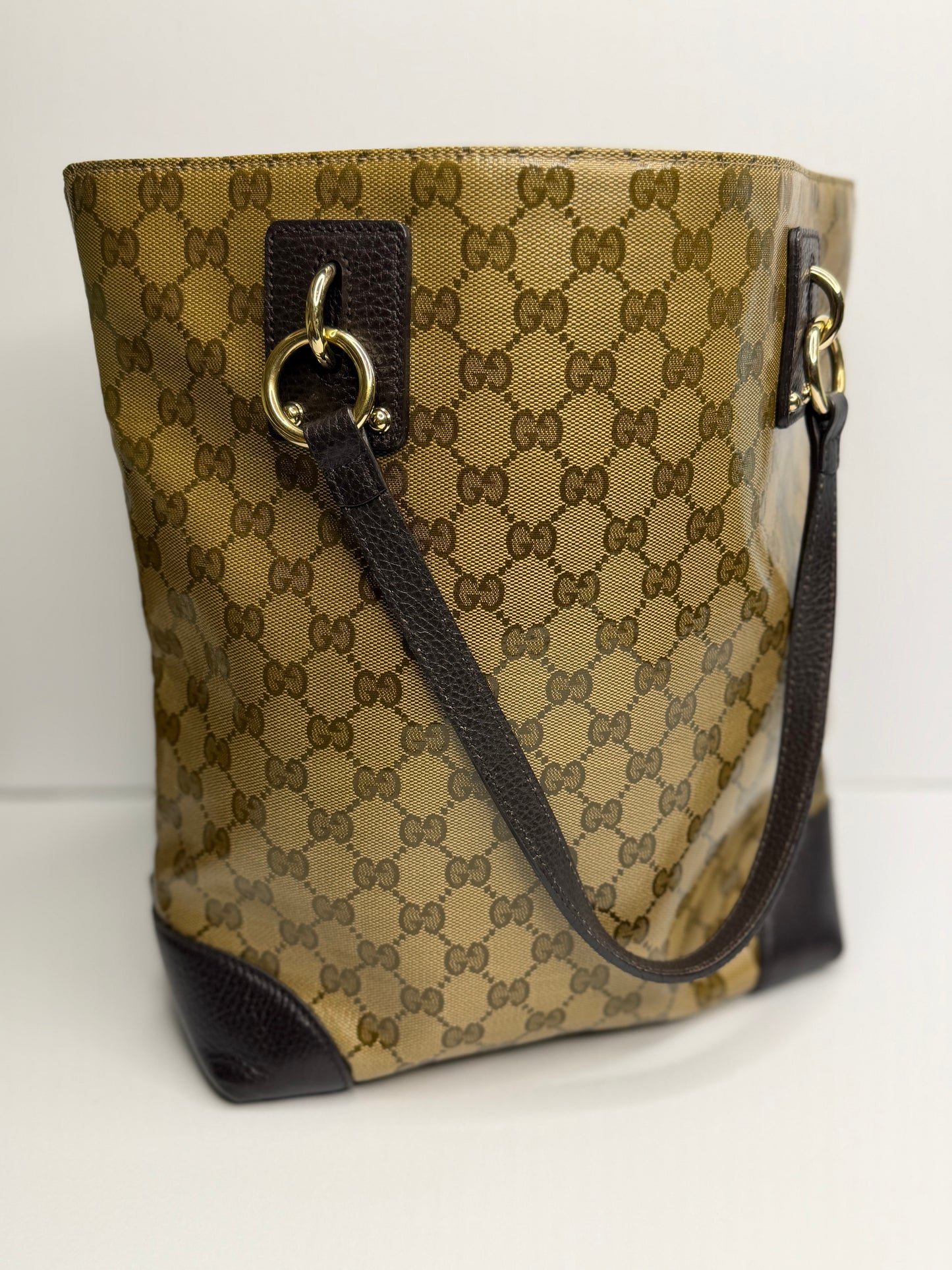 Pre-owned GG Crystal Vertical Charm Tote