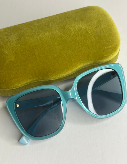 Pre-owned Gucci light blue sunglasses