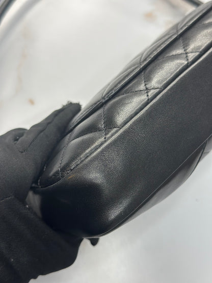 Pre-owned Chanel Calfskin Quilted Cambon Pochette shoulder bag