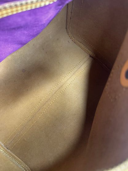 Pre-owned Givenchy Leather Nightingale Satchel in Purple