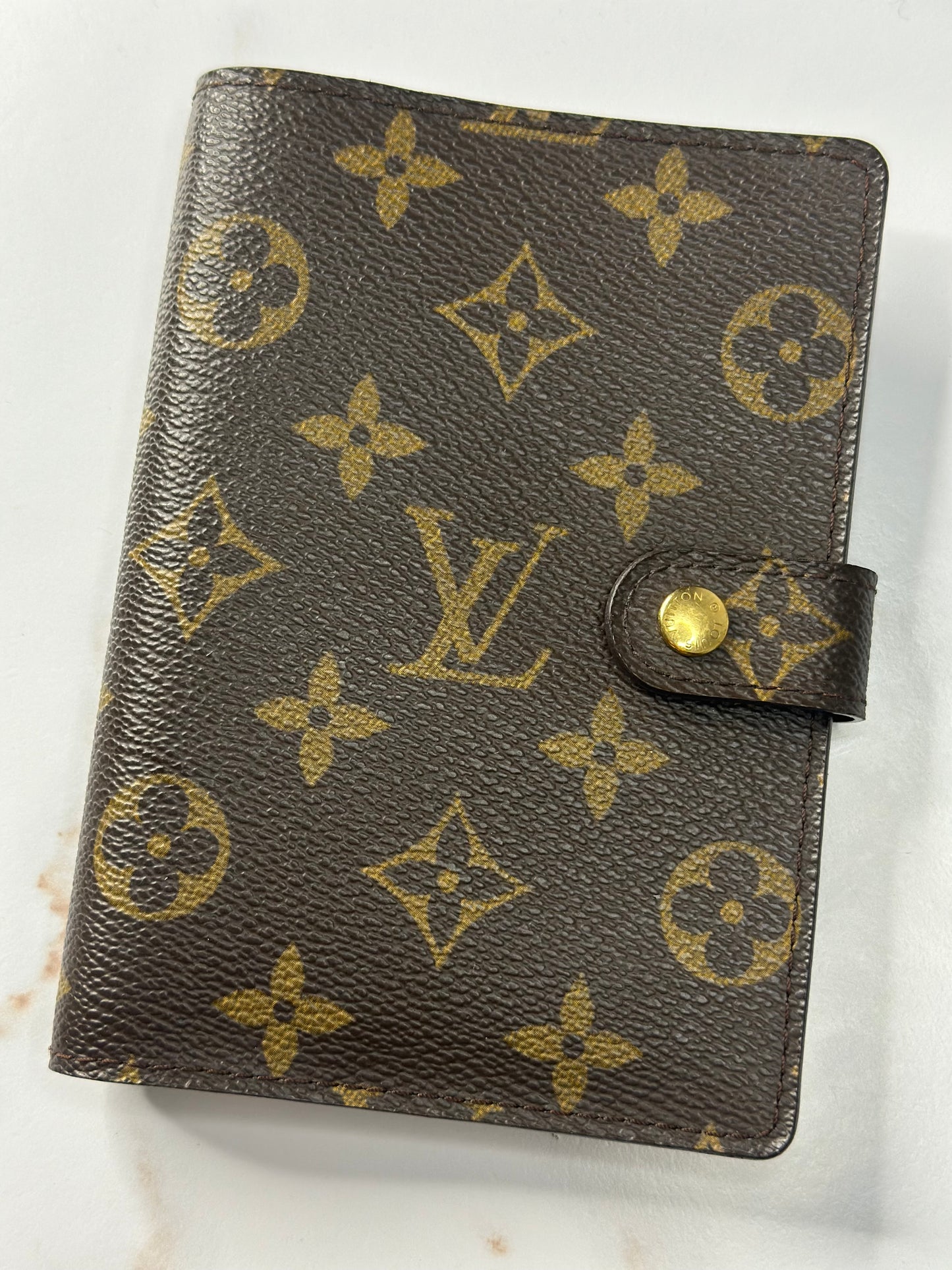 Pre-owned Louis Vuitton monogram canvas agenda PM
