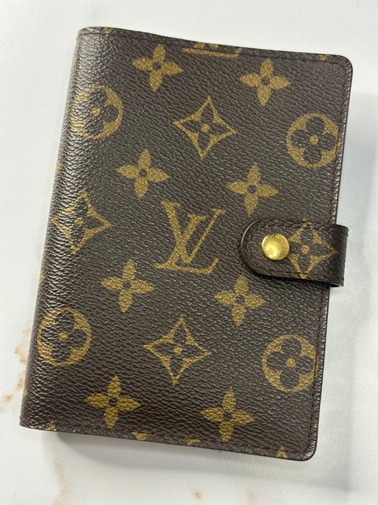 Pre-owned Louis Vuitton monogram canvas agenda PM