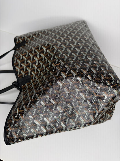 Pre-owned Goyard Black St. Louis p.m. shoulder bag